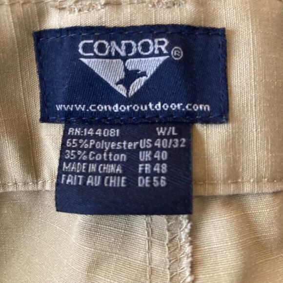 Mens Condor Outdoor Tactical Operator Pants Ripstop 101077 Tan 40/32 - Picture 10 of 11